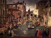 Gentile Bellini Miracle of the Cross at the Bridge of San Lorenzo oil painting artist